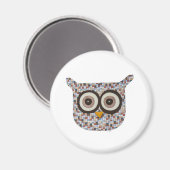 Tweed Owl Magnet (Vorderseite/Rückseite)