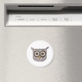 Tweed Owl Magnet (In Situ (Geschirrspüler))