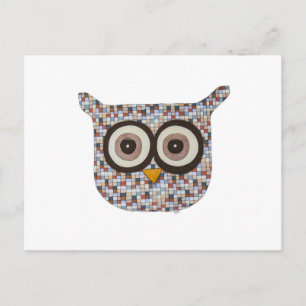 Tweed Owl Postkarte