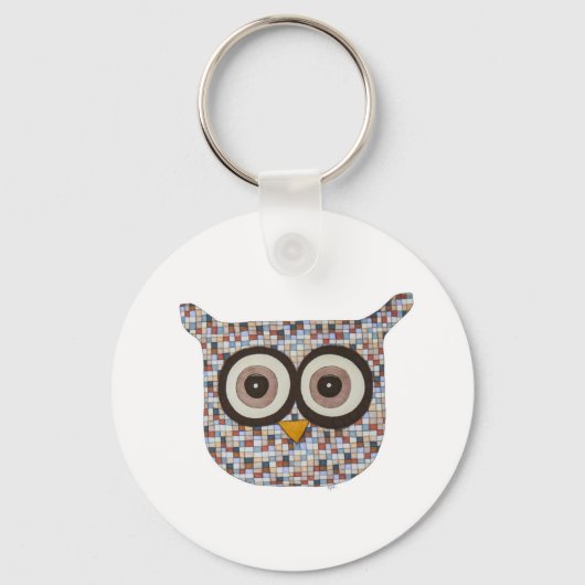 Tweed Owl Schlüsselanhänger (Vorderseite)