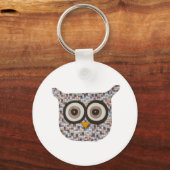 Tweed Owl Schlüsselanhänger (Vorderseite)