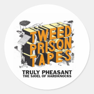 Tweed Prison Tapes Runder Aufkleber