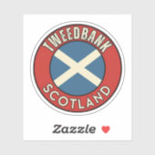 Tweedbank, Schottland Aufkleber (Blatt)