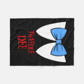 Tweedle Dee Costume Halloween Märchenfigur Fleecedecke (Vorderseite (Horizontal))