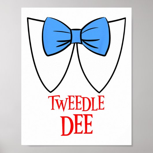 Tweedle Dee Costume Halloween Märchenfigur Poster (Vorne)