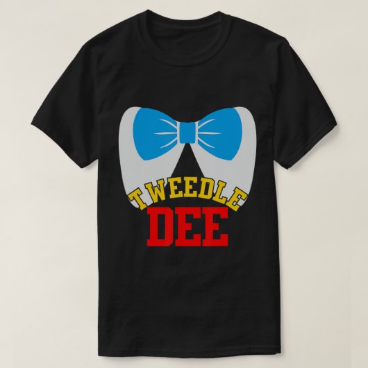 Tweedle Dee Dum lustige Entsprechung zwischen Kost T-Shirt (Design vorne)