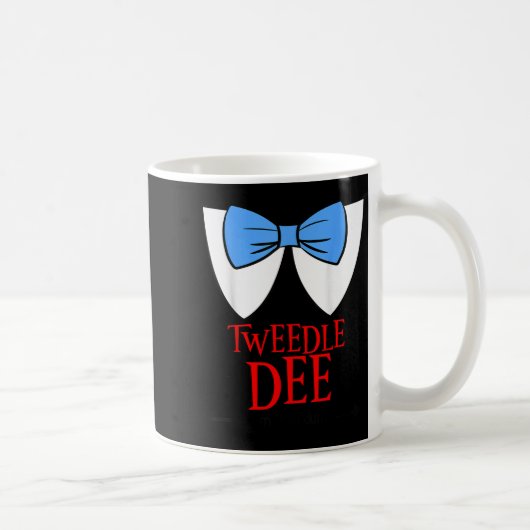 Tweedle Dee I'm With Dum - Lazy Couple Halloween C Kaffeetasse (Rechts)
