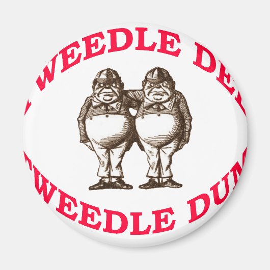 Tweedle Dee & Tweedle Dum Magnet (Vorne)