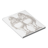 Tweedle Dee & Tweedle Dum Notepad Notizblock (angewinkelt)