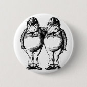Tweedle Dee und Tweedle Dum Button (Vorderseite)