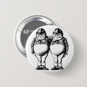 Tweedle Dee und Tweedle Dum Button (Vorne & Hinten)