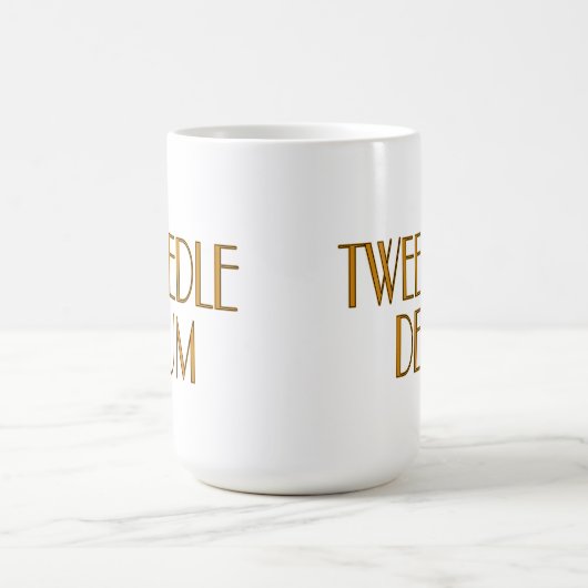 Tweedle Dee und Tweedle Dum Kaffeetasse (Mittel)