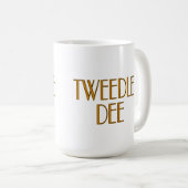 Tweedle Dee und Tweedle Dum Kaffeetasse (VorderseiteRechts)