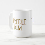 Tweedle Dee und Tweedle Dum Kaffeetasse (Vorderseite Links)