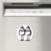Tweedle Dee und Tweedle Dum Magnet (In Situ (Geschirrspüler))