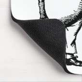 Tweedle Dee und Tweedle mit Tinte geschwärztes Dum Mousepad (Ecke)