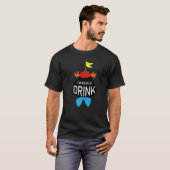 Tweedle Drink das Beste für Drinker T-Shirt (Vorne ganz)