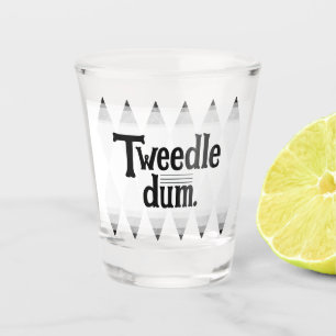 TWEEDLE DUM bachelorette Raute Diamant Schnapsglas