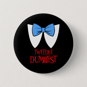 Tweedle Dumbest Kostüm Halloween Messe Charac Button