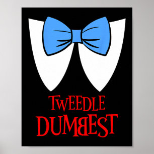 Tweedle Dümmstes Kostüm Halloween Märchenfigur Poster