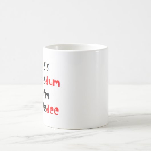 Tweedlede und Tweedledum Kaffeetasse (Mittel)