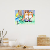 Tweedledee und Tweedledum Poster (Küche)