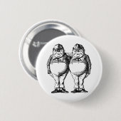 Tweedledum & Tweedledee Button (Vorne & Hinten)