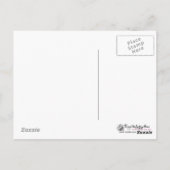 Tweedledum & Tweedledee Grunge (Single Abbildung) Postkarte (Rückseite)