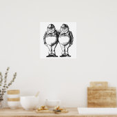 Tweedledum & Tweedledee Poster (Küche)