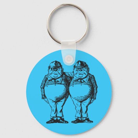 Tweedledum & Tweedledee Schlüsselanhänger (Vorderseite)