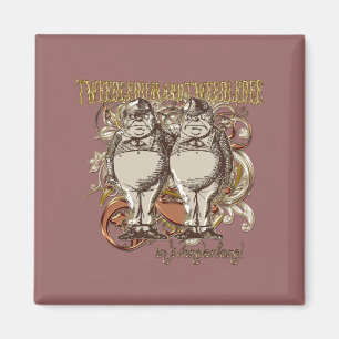 Tweedledum u. Tweedledee Carnivale Art-Gold Ver. Magnet