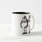 Tweedledum u. Tweedledee Zweifarbige Tasse (VorderseiteRechts)