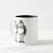 Tweedledum u. Tweedledee Zweifarbige Tasse (Vorderseite Links)