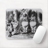 Tweedledum und Tweedledee Mousepad (Mit Mouse)