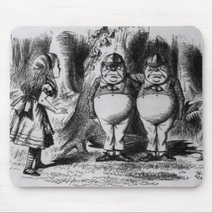 Tweedledum und Tweedledee Mousepad
