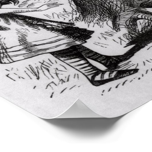 Tweedledum und Tweedledee Poster (Ecke)