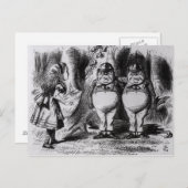Tweedledum und Tweedledee Postkarte (Vorne/Hinten)