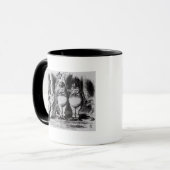Tweedledum und Tweedledee Tasse (Vorderseite Links)