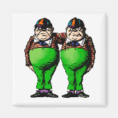 Tweedles Dum & Dee Magnet (Vorne)