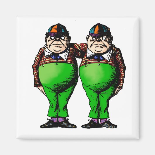 Tweedles Dum & Dee Magnet (Vorne)