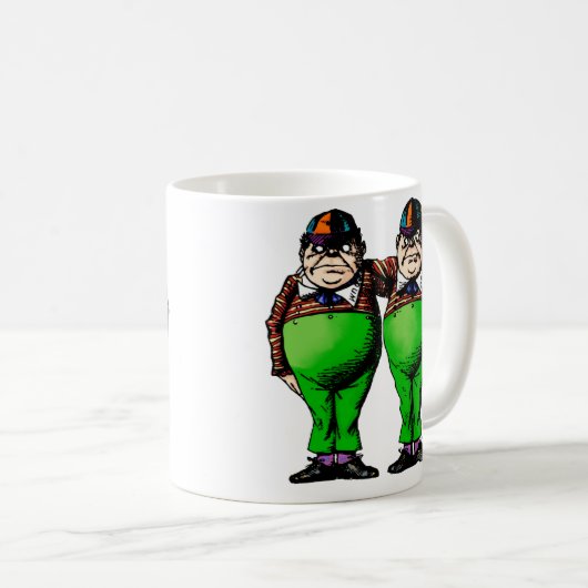 Tweedles Dum u. Dee Kaffeetasse (VorderseiteRechts)