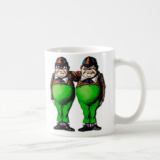 Tweedles Dum u. Dee Kaffeetasse (Rechts)