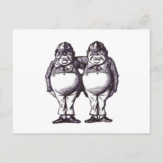 Tweedles Postkarte (Vorderseite)