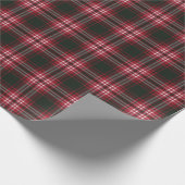 Tweedside Modern Original Scottish Tartan Geschenkpapier (Ecke)