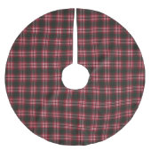 Tweedside Modern Scottish Tartan Polyester Weihnachtsbaumdecke (Vorderseite)