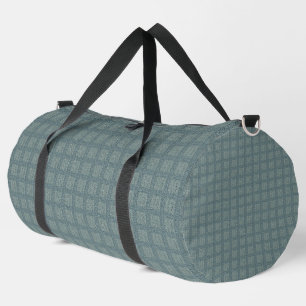 Tweedwolle Grau und Salbei Duffle Bag