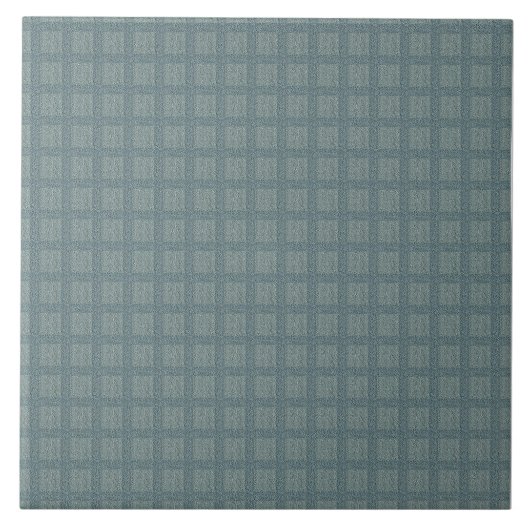 Tweedwolle Grau und Salbei Fliese (Vorderseite)
