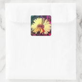 Tween Gerbera Daisy gelbe Aufkleber (Tasche)
