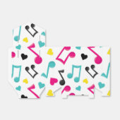 Tween musical note pattern Gastgeschenk box Geschenkschachtel (Ungefaltet)