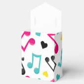 Tween musical note pattern Gastgeschenk box Geschenkschachtel (Geöffnet)